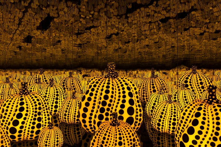 Yayoi Kusama's Pumpkin: dot to dot veggie or metaphor for