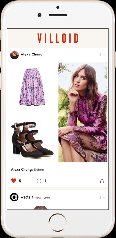 Alexa Chung's Villoid app: similar to Instagram but specifically for ...