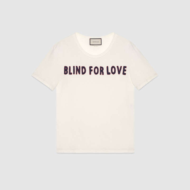 gucci slogan t shirt