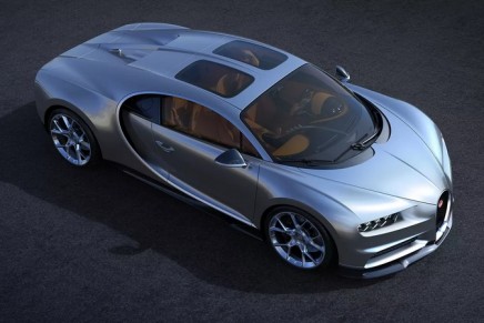 Bugatti is giving occupants of the Chiron a clear view of the sky