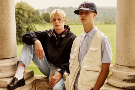 Burberry check makes a casual comeback with Gosha Rubchinskiy