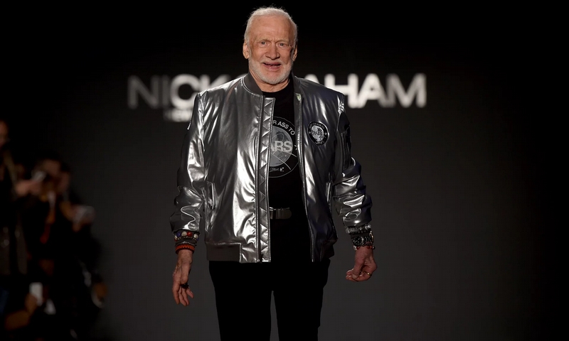 buzz-aldrin on the catwalk