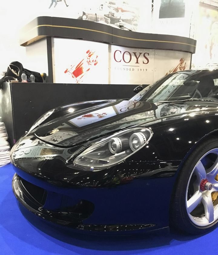 classic car show 2019- 2005 Porsche Carrera GT finished in Basalt Black with matching black leather interior