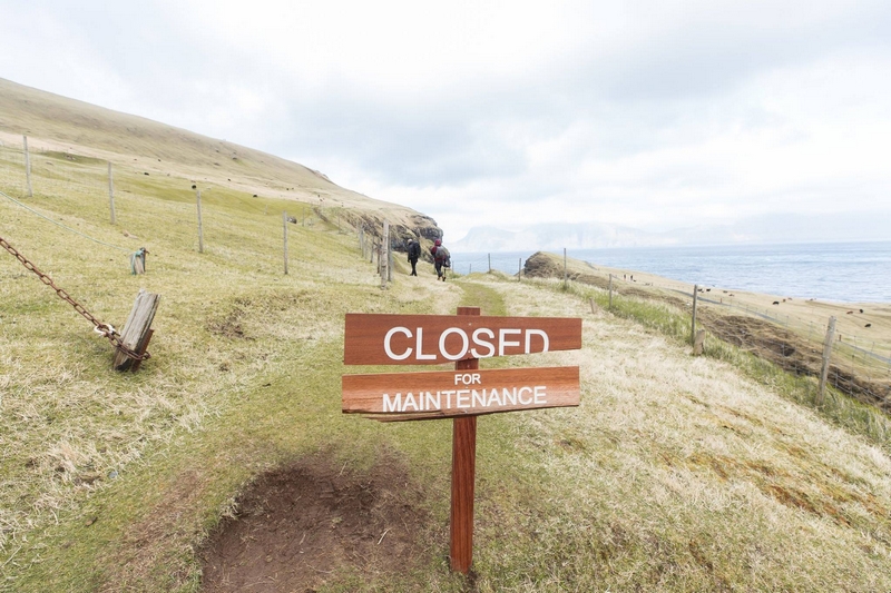 closed for mainenance faroe islands