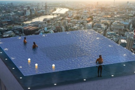 The skyscraper infinity pool – sorry, but where’s the diving board?