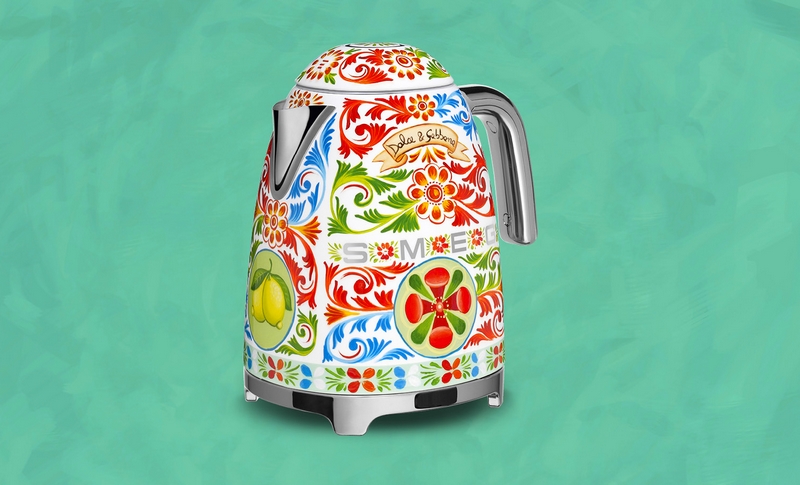 Smeg x Dolce & Gabbana Sicily Is My Love Electric Kettle