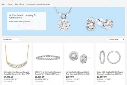 eBay Authenticate service extended into the luxury jewelry category