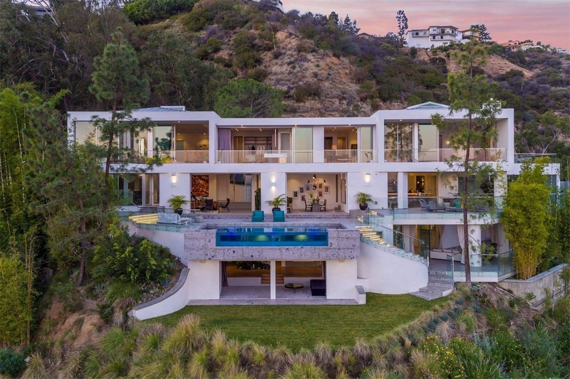eco-luxury estate in Hollywood Hills