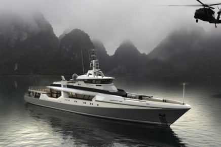 Worthy of 007 himself: Tried and tested OPV80 patrol boat transformed into a luxury motor yacht