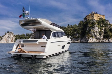 Ferretti Yachts 450 has all the right tools to captivate enthusiasts and owners