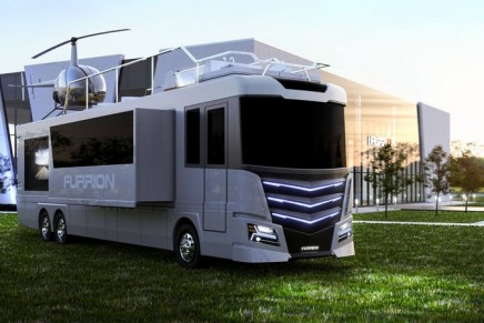 With a hot tub and helipad… the Furrion Elysium is a one of a kind RV