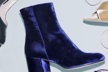 Velvet shoes will be the protagonists of this Fall season