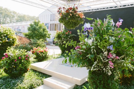 Silver at the Chelsea Flower Show. Gucci’s first foray into gardening