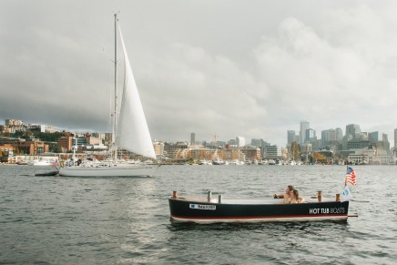 For hydrotherapy and pleasure: the $42,000 hot tub boat