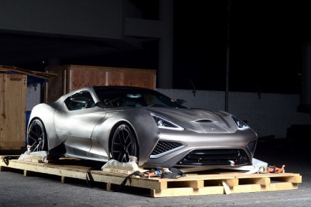 World’s first supercar made entirely from titanium is a sculptured work of art