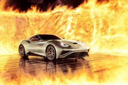 The voluptuous 220 mile/hr Icona Vulcano Titanium hypercar