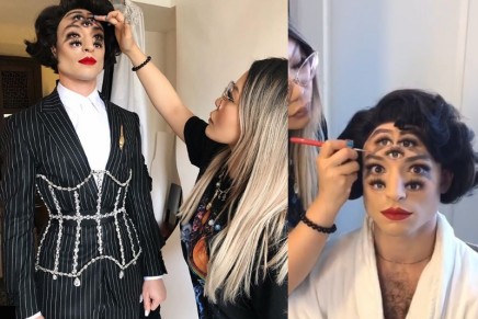 Another pair of eyes: how makeup artist Mimi Choi created Ezra Miller’s Met Gala look