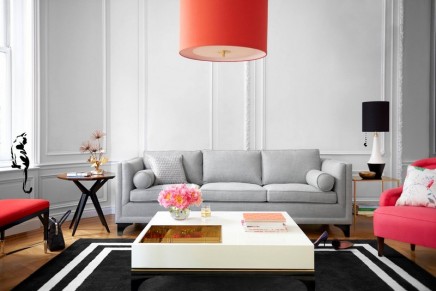 kate spade new york debuts furniture, lighting, rugs and fabric collection