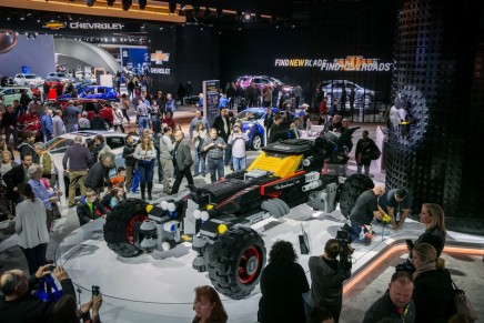 Life-size LEGO Batmobile unveiled at the North American International Auto Show