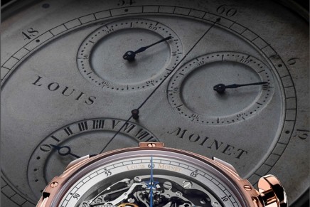The crowning glory of Louis Moinet’s first decade comes up with an entirely new concept for the first ever chronograph-watch