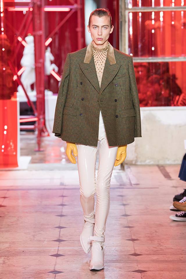 Galliano's first couture menswear show for Margiela