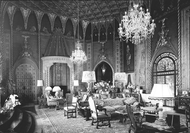 mar-a-lago estate retro photos