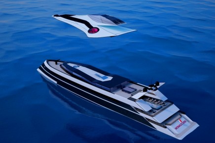 Futuristic luxury cruiser to have its very own private jet