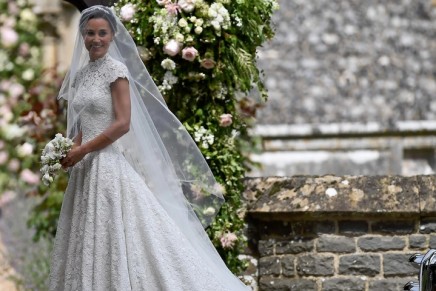 Demure drama: Pippa Middleton’s wedding dress deconstructed