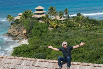 Richard Branson doesn’t mind sharing his private island