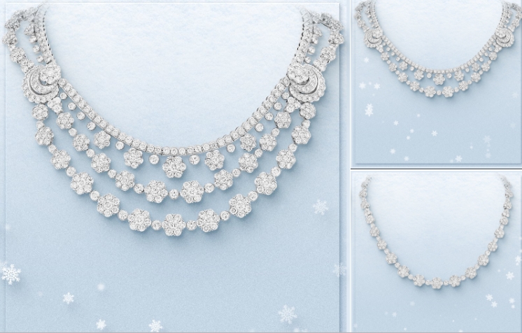 snowflake transformable necklace