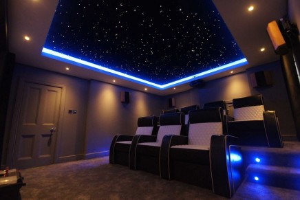 A star ceiling in your home cinema