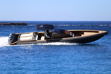 This performance luxury mega RIB is an ideal super-yacht tender and chase-boat