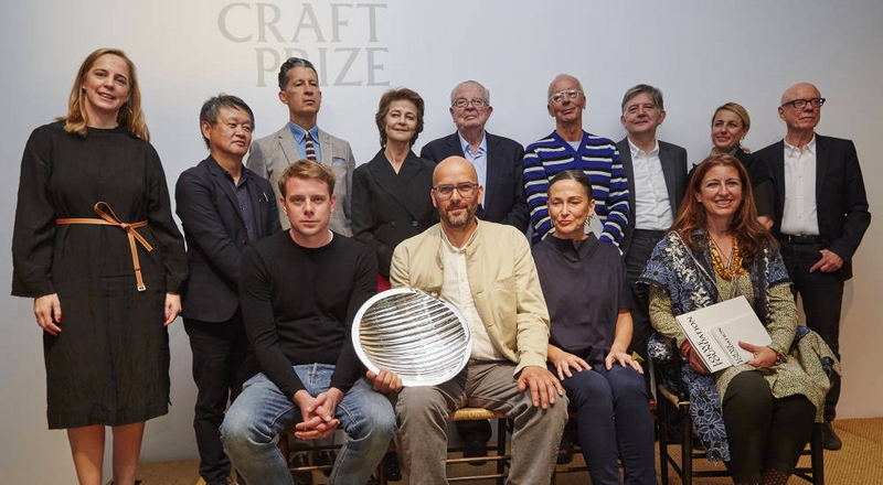 the first Loewe Craft Prize awarded to Ernst Gamperl of Germany