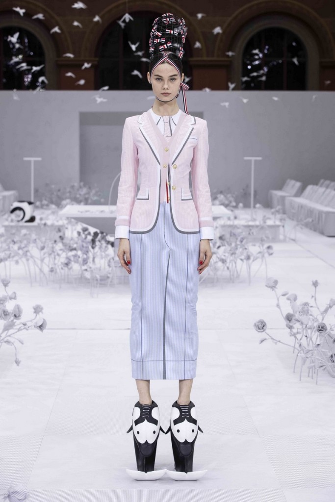 thom browne WOMENS SS20 RUNWAY - LOOK 1