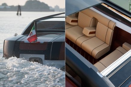 Thunder Venetian Taxi – a pioneering luxury Venetian water taxi using green technology