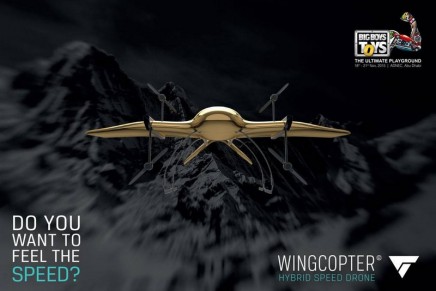 The Wingcopter high speed hybrid drone